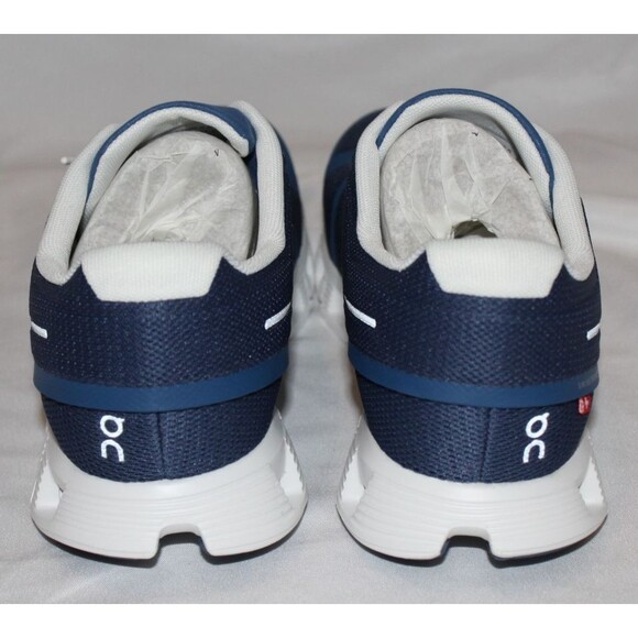 NIB ON CLOUD WOMEN'S CLOUD 5 RUNNING SHOES SNEAKERS DENIM WHITE NEW - Picture 5 of 6